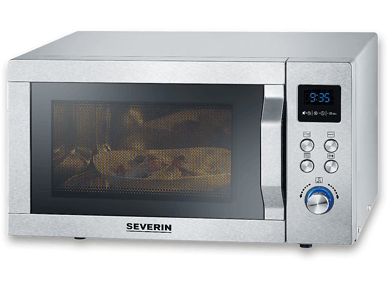 Microondas - Severin MW 7751, 1,000 W, 10 potencia, 20 l, Cepillado