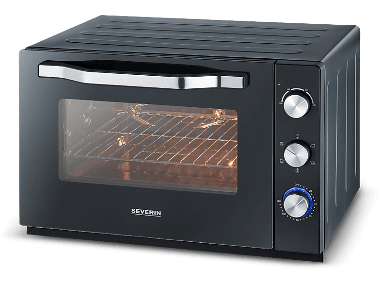 Horno de sobremesa - Severin TO 2073, 2200 W, 60 l, negro