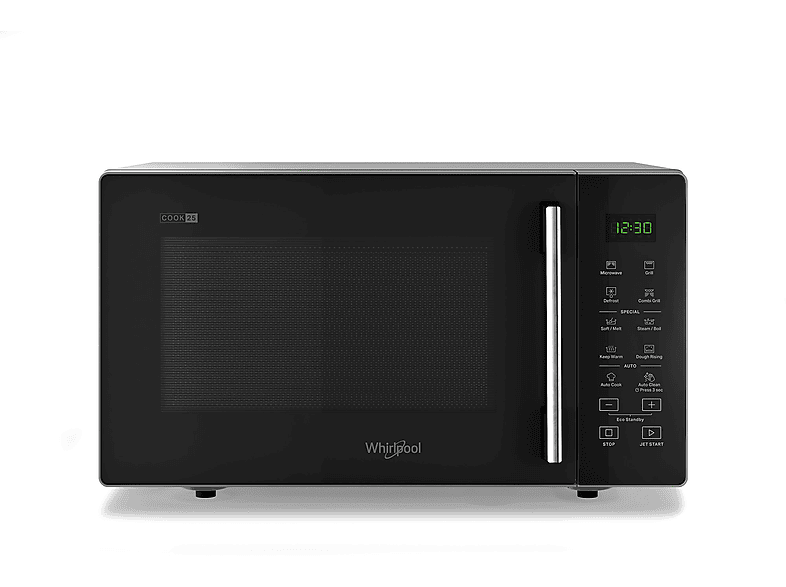 Microondas - Whirlpool MWP254SB, 1 kW, 25 l, Black