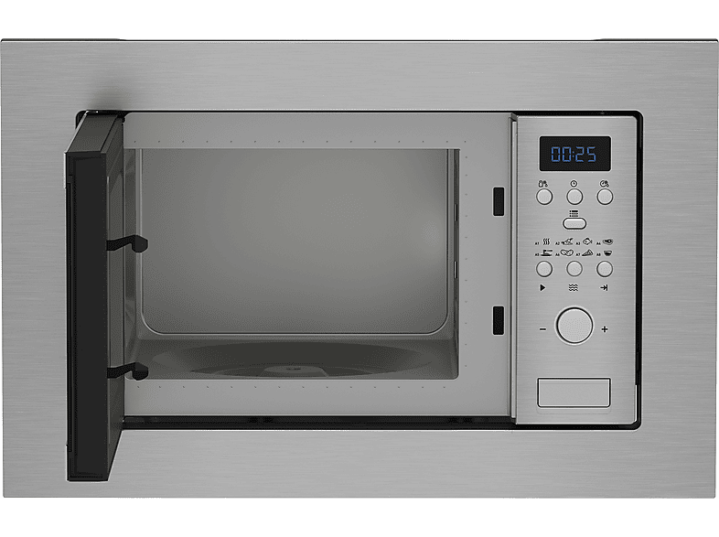 Microondas libre instalación - Beko BMOB 17131 X, 700 W, 5 potencia, 17 l, Acero Inoxidable
