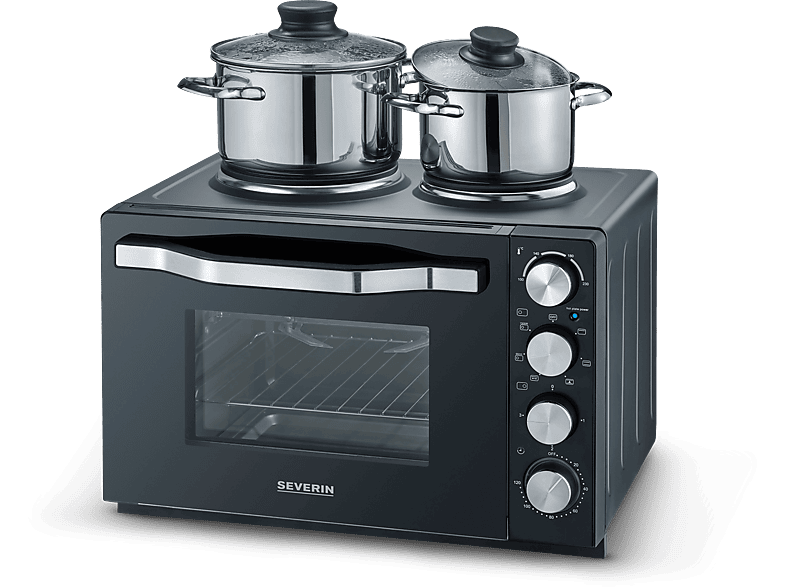 Horno de sobremesa - Severin TO 2074, 2500 W, 30 l, negro