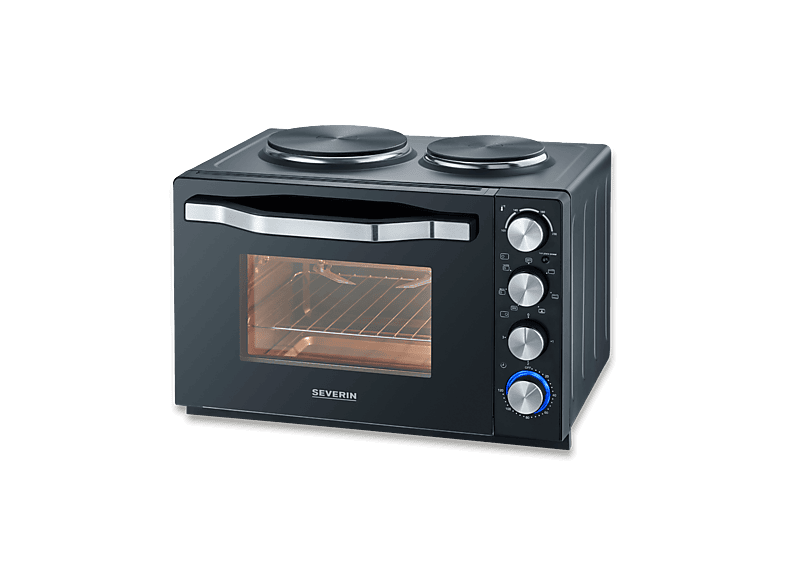 Horno de sobremesa - Severin TO 2074, 2500 W, 30 l, negro