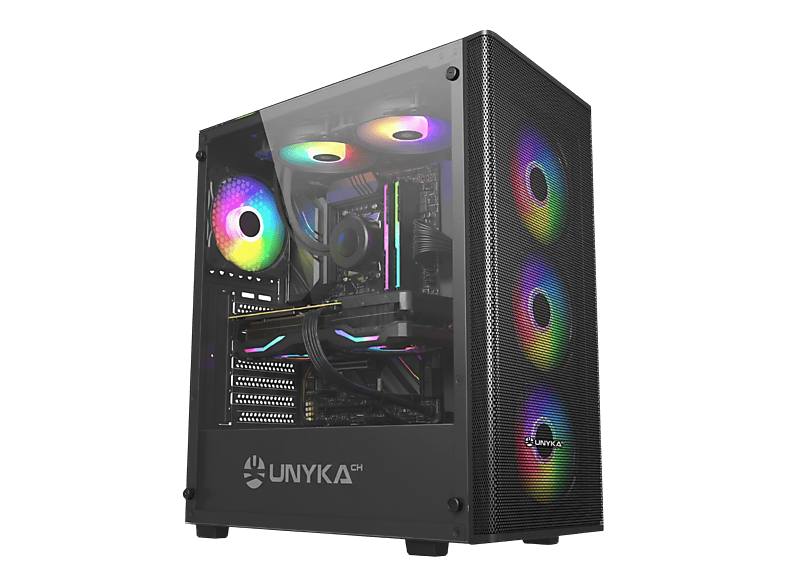 PC Gaming Avanzado - Joybe Computers Predator 5700G, AMD Ryzen™ 7 5700G, 32 GB RAM, 1 TB SSD, Radeon™ RX Vega 8, Windows 11 Pro, Negro RGB