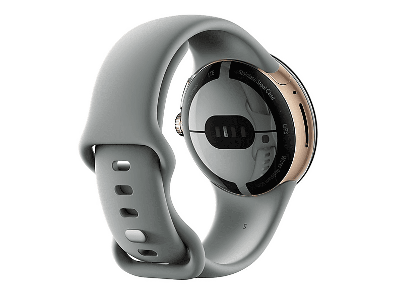 Smartwatch - Google Pixel Watch, S/L, Acero inoxidable, Gold