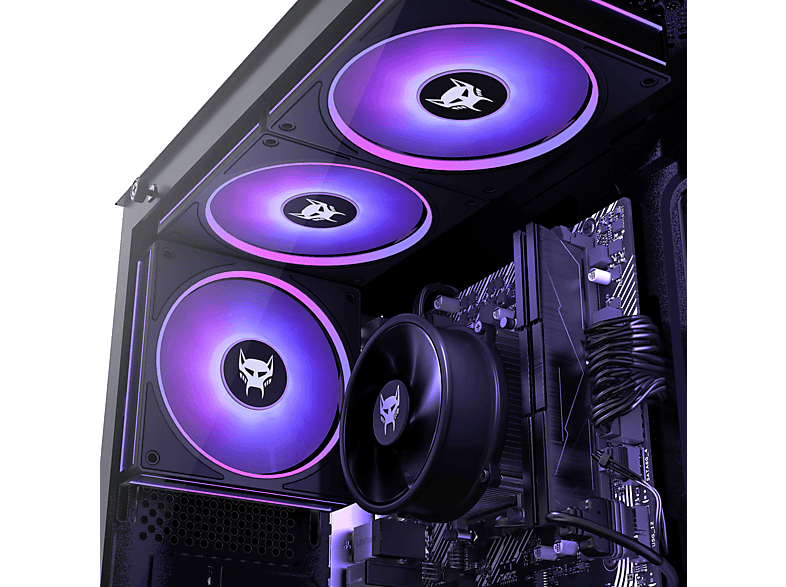 PC Gaming - Beastcom Q3 Essential Gaming PC, AMD Ryzen 3 3200G, 8 GB RAM, 512 GB SSD, Radeon™ RX Vega 8, Windows 11 Home, Negro