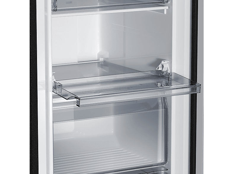 Congelador vertical - Chiq FSD166NE4E, 166 L, No Frost, Multi-Air-Flox, 5 Cajones, 1443 mm, Color Inox Oscuro