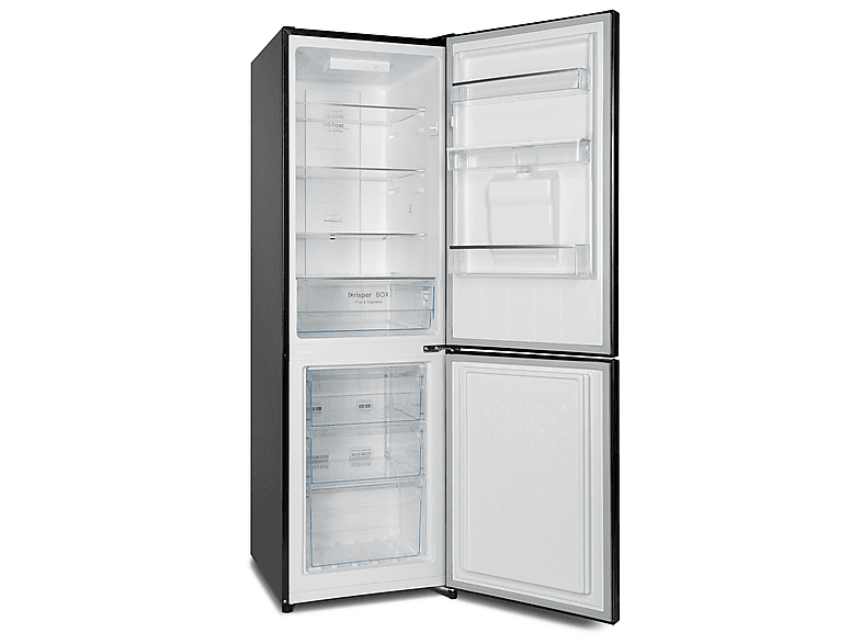 Frigorífico combi - Chiq FBM228NE4DE, No Frost Total, Deposito Agua 2L, No Frost, Altura 170 cm, Capacidad 231 l, Color Inox Oscuro