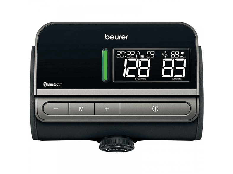 Tensiómetro - Beurer BM81, Apagado automático, Plata
