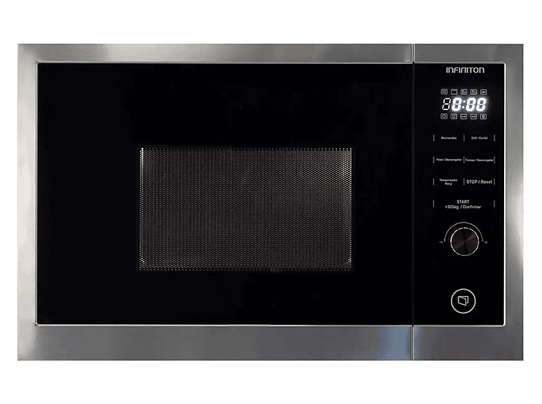 Microondas integrable - Infiniton IMW-DD2S, 1000 W, - potencia, 25 l, Inox