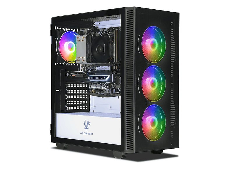 PC Gaming - Ankermann-PC Power V3, Intel Core i7 13700F, 16 GB RAM, 1 TB SSD, GeForce RTX™ 5070, Windows 11 Pro, negro