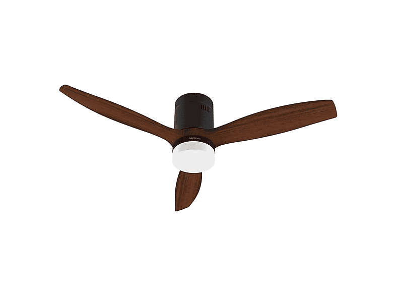 Ventilador de techo - Cecotec 8239 ENERGYSILENCE AERO 5600 BLACK AQUA CONNECTED, 40 W, 6 velocidades