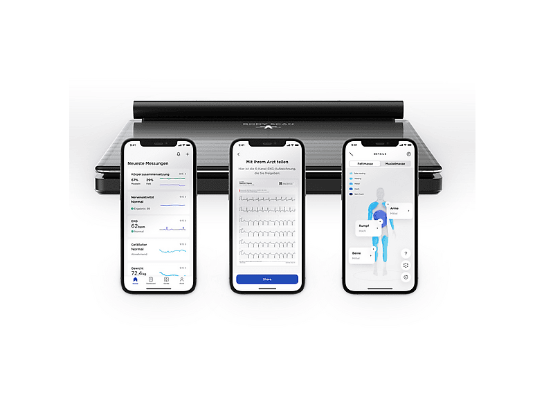 Báscula de baño - Withings WBS08-BLACK-ALL-INTER, Peso máximo 200 kg, Batería/s Fuente de alimentación externa, USB, Indicador Masa Corporal (IMC)