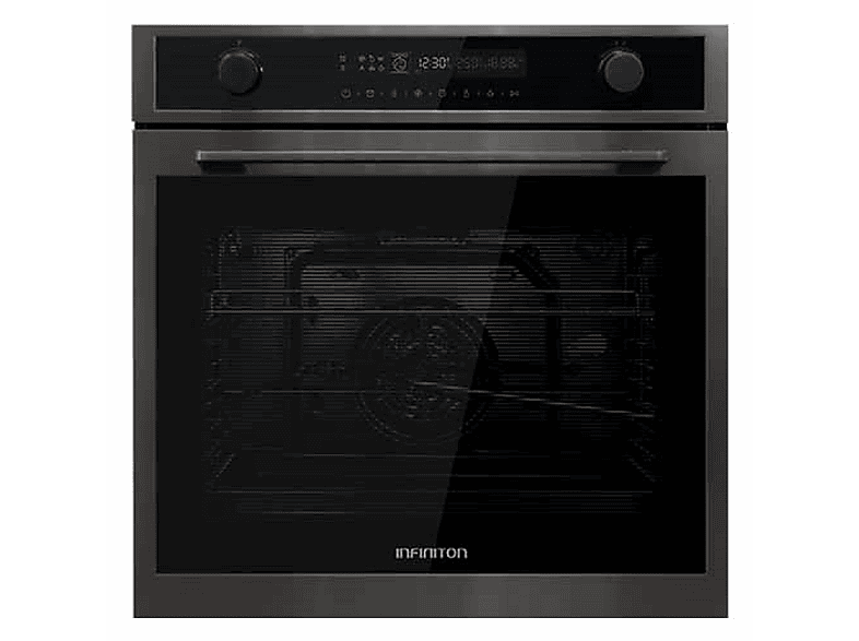 Horno multifunción - Infiniton DG70, Integrable, Esmalte fácil de limpiar, 72 l, 59,5 cm, Negro