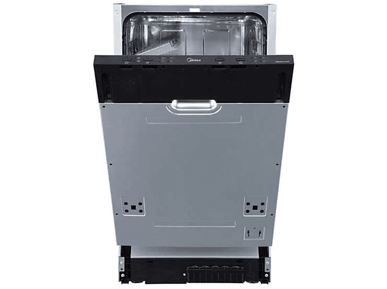 Lavavajillas integrable 45 cm - Midea MID45S120-ES, 10 servicios, 4 programas, 44,8 cm, Sin panelar