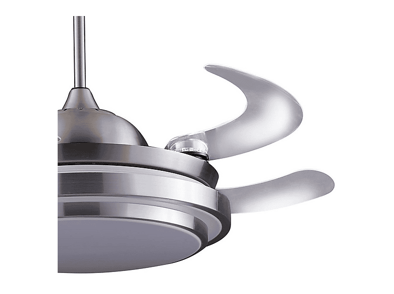 Ventilador de techo - Wonderlamp TWIN, 46 W, 3 velocidades, Plata