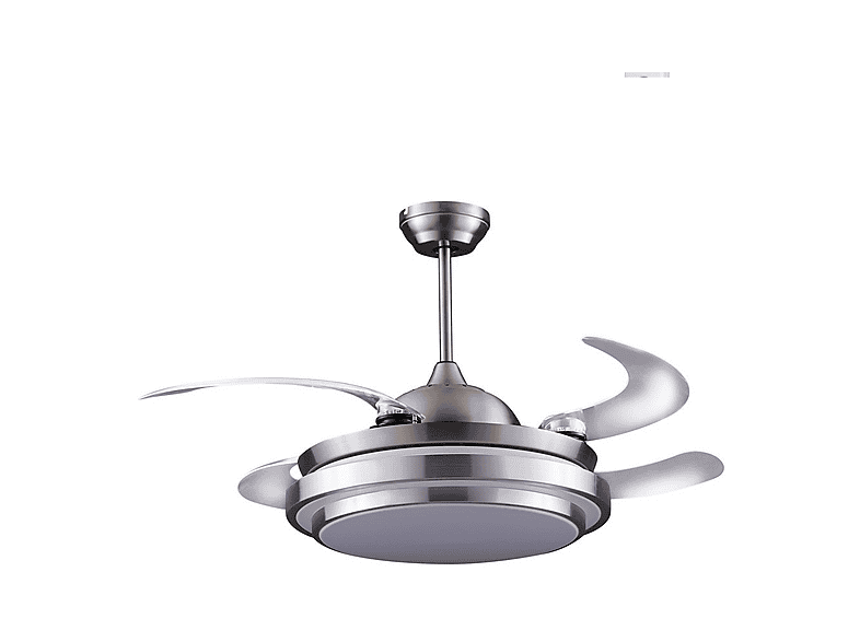 Ventilador de techo - Wonderlamp TWIN, 46 W, 3 velocidades, Plata