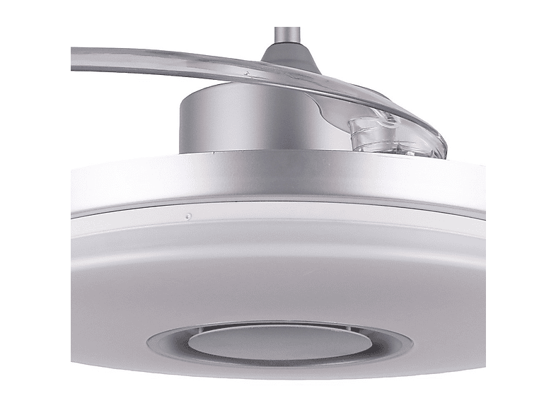Ventilador de techo - Wonderlamp COSMO, 18 W, 6 velocidades, Plata