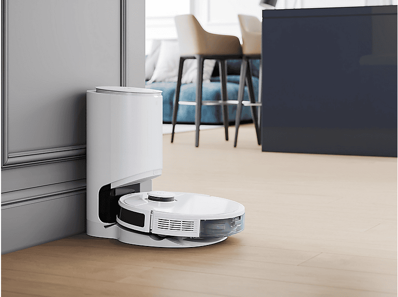 Robot aspirador - Ecovacs Deebot N8 Pro+, 40 W, Potencia de succión 2300 kPa, Depósito 0,42 l, Autonomía 1 h y 50 min, Negro