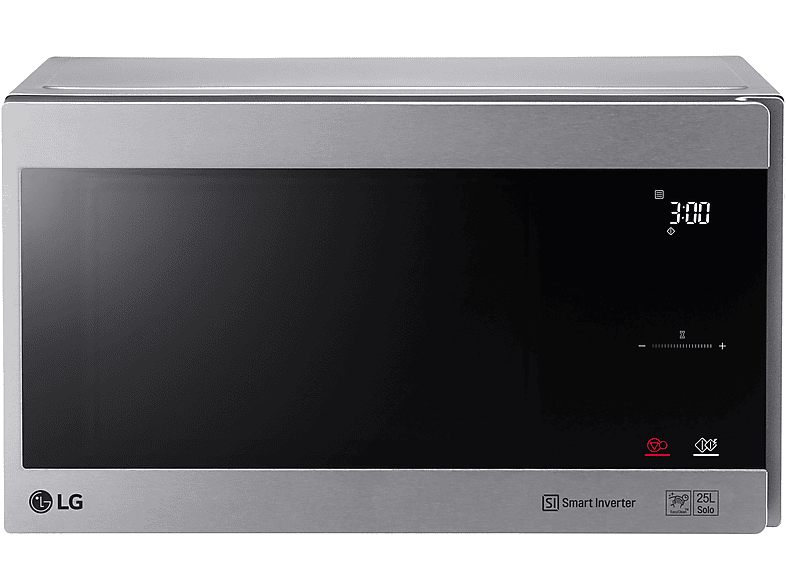 Microondas - LG MS2595CIS, 1000 W, 5 potencia, 25 l, Inox
