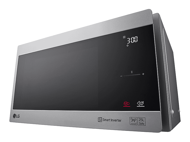 Microondas - LG MS2595CIS, 1000 W, 5 potencia, 25 l, Inox
