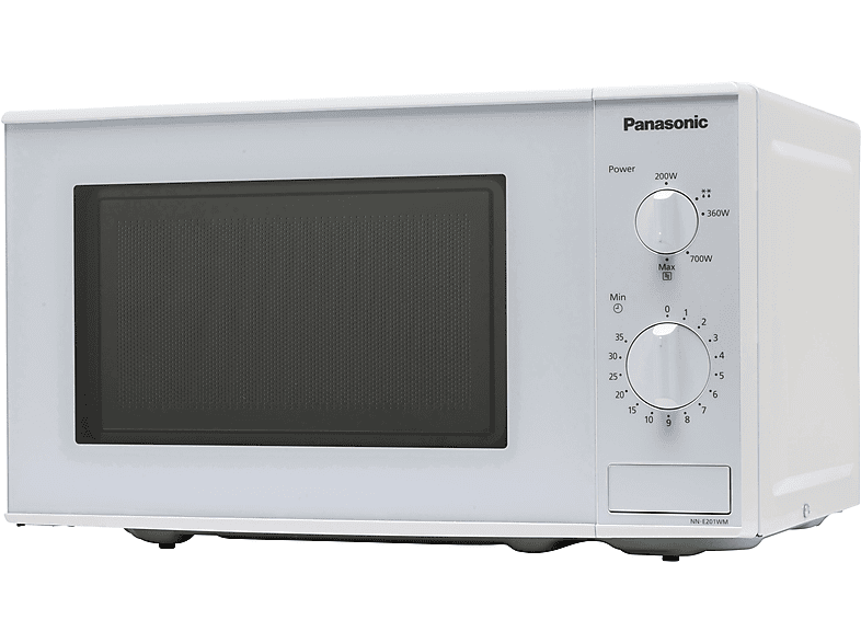 Microondas libre instalación - Panasonic NN-E201WMEPG, 800 W, 5 potencia, 20 l, Blanco