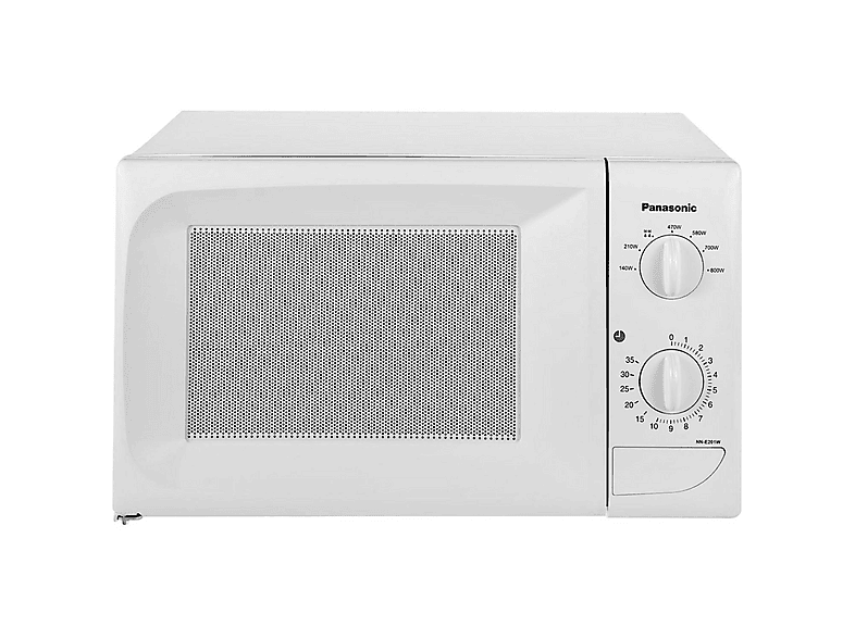 Microondas libre instalación - Panasonic NN-E201WMEPG, 800 W, 5 potencia, 20 l, Blanco