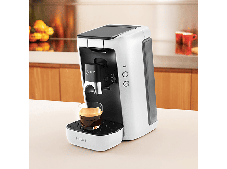 Cafetera de cápsulas - Philips CSA260/10, 1 bar, 1450 W, Blanco