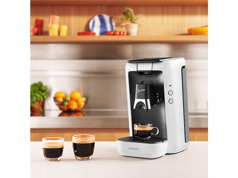 Cafetera de cápsulas - Philips CSA260/10, 1 bar, 1450 W, Blanco