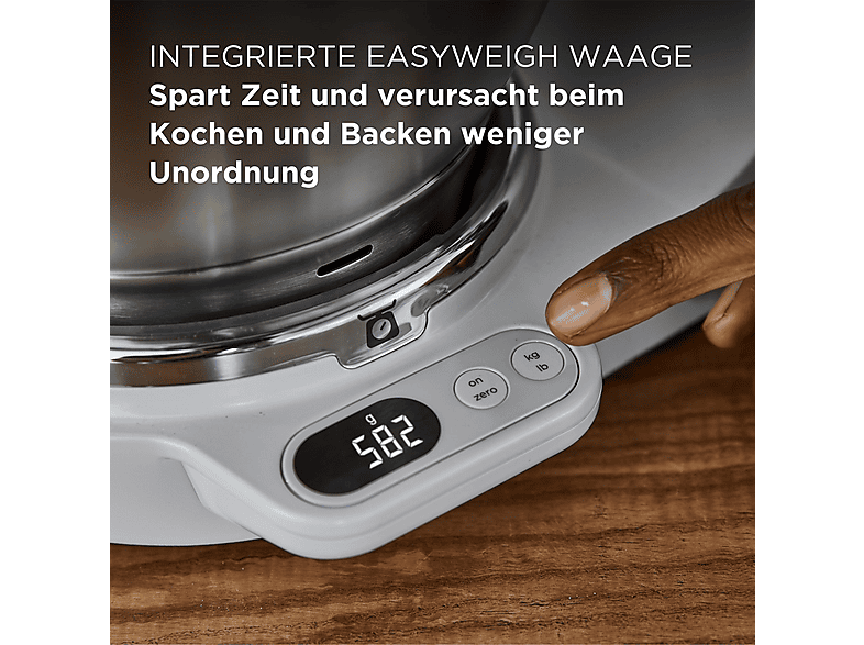 Robot de cocina - Kenwood KVC85.004SI, 1200 W, 5 l, Inox