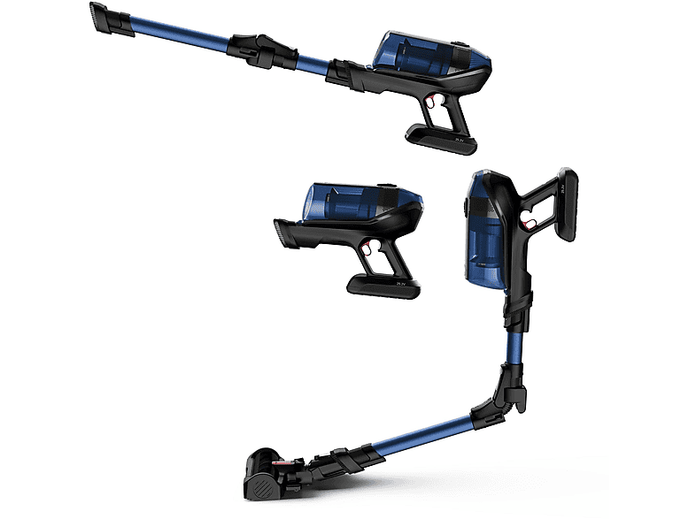 Aspirador escoba - Rowenta RH98C0, 320 W, Potencia de succión 200 AirWatt, Depósito 0,9 l, Autonomía 45 min, Azul
