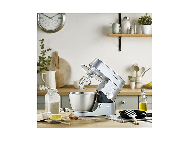 Robot de cocina - Kenwood 0W20011179, 1000 W, 4,6 l, Gris
