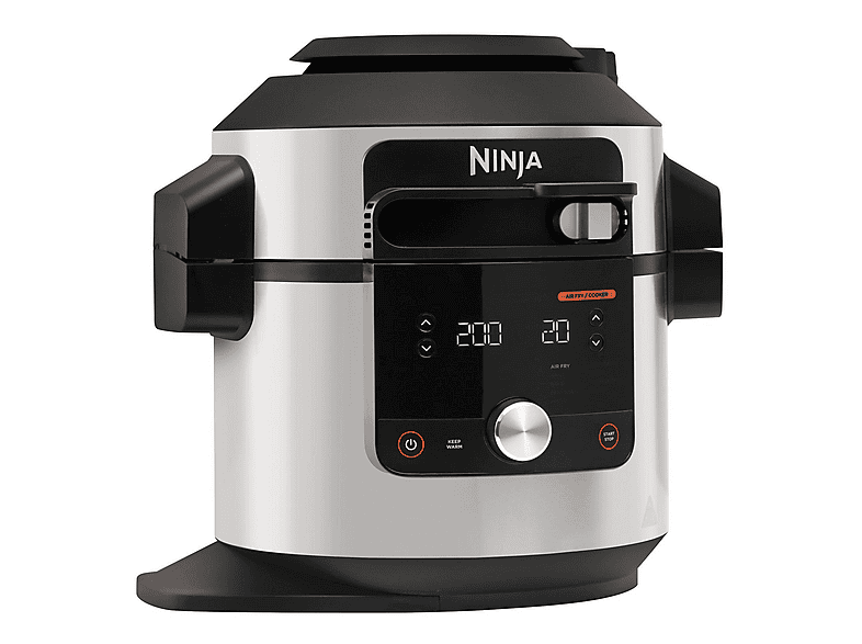 Olla eléctrica - Ninja OL650EU OLLA ELECTRICA MULTIFUNCION 7,5L SMARTLID, 1760 W, 0 l, Acero inoxidable/Negro