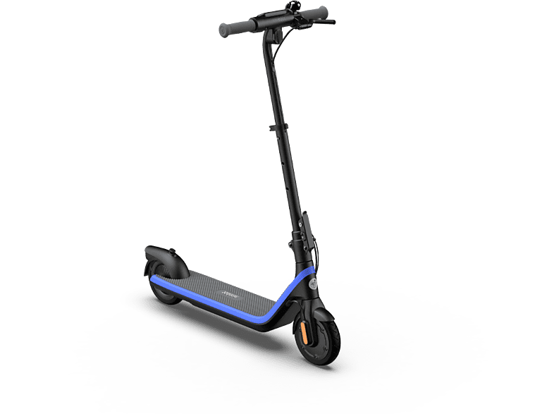 Patinete eléctrico - Segway-Ninebot C2 PRO, Pot. máx. 260 W, Carga máx. 50 kg, Hasta 17 km autonomía, 415 mAh, Negro y Azul