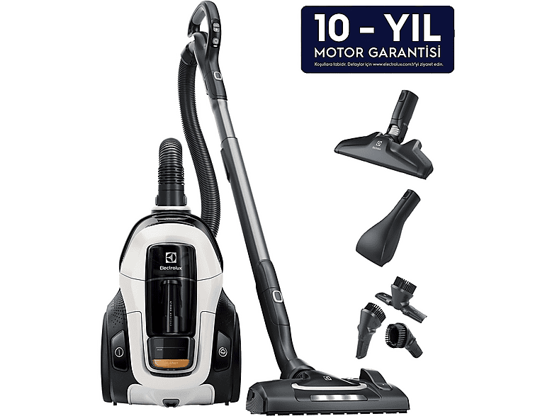 Aspirador sin bolsa - Electrolux PC91-ALRG, 650 W, Potencia de succión 650 W, Depósito 1,8 l, Blanco