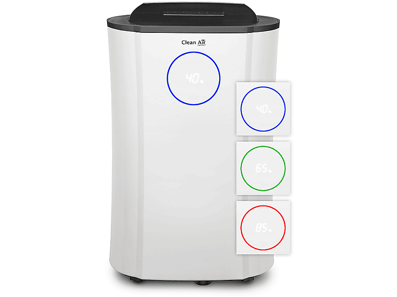 Deshumidificador - Clean Air Optima CA-707, 4 l, 70 m², Blanco