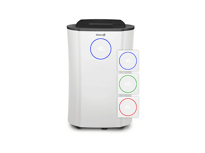 Deshumidificador - Clean Air Optima CA-704, 5 l, 40 m², Blanco