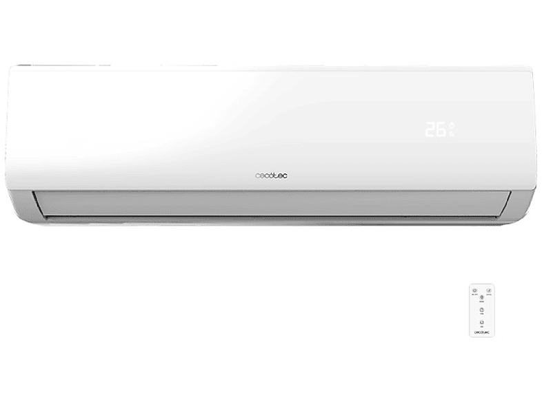 Split 1x1 - Cecotec 8184 SPLIT AIRCLIMA 24000 SMARTFRESH, 24000 fg/h, Función Inverter, Blanco