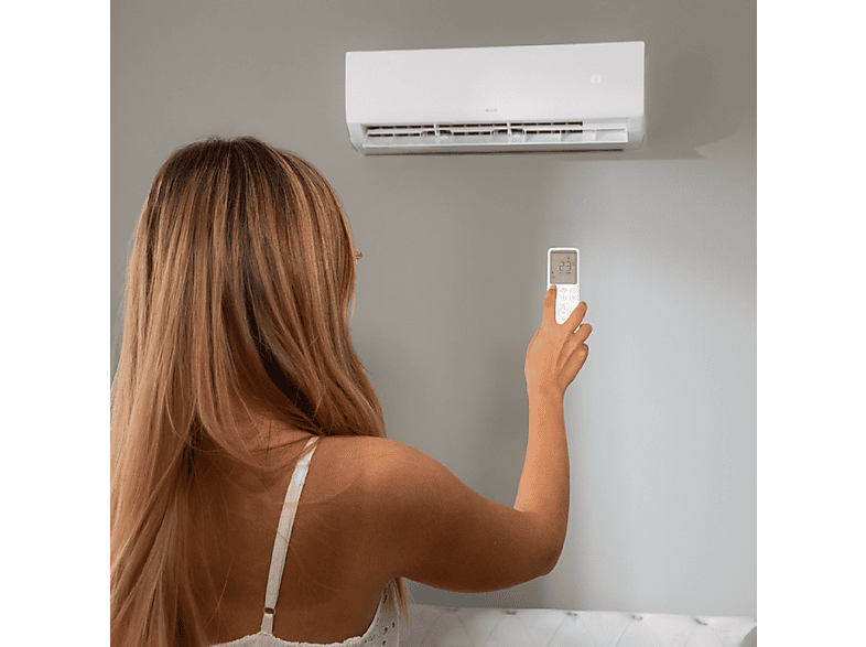 Split 1x1 - Cecotec 8184 SPLIT AIRCLIMA 24000 SMARTFRESH, 24000 fg/h, Función Inverter, Blanco