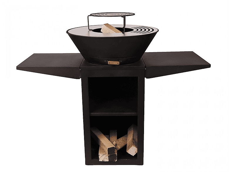 Barbacoa de carbón - Purline EFP57B, Negro