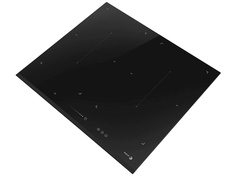 Placa inducción - Fagor 3IF-ZONE40BS, 4 zonas, 576 mm, Negro