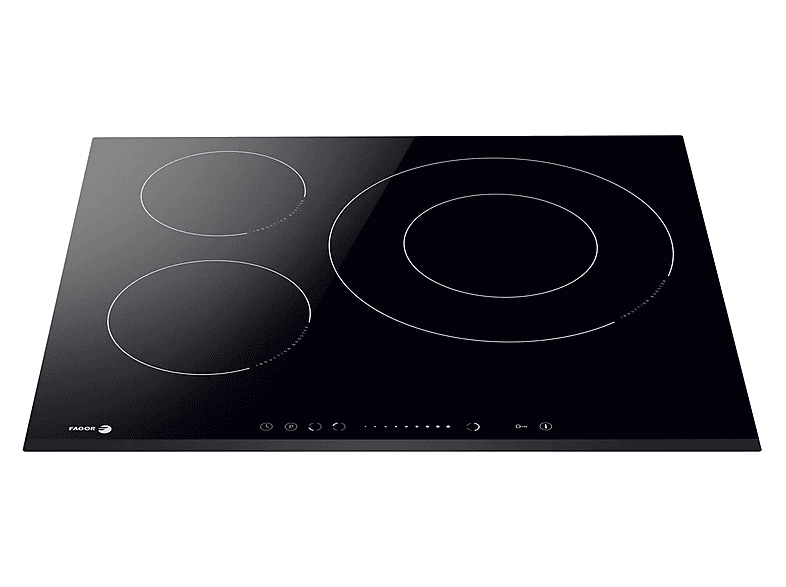 Encimera inducción - Fagor 3IF-355BS, 3 zonas, 59 cm, Negro