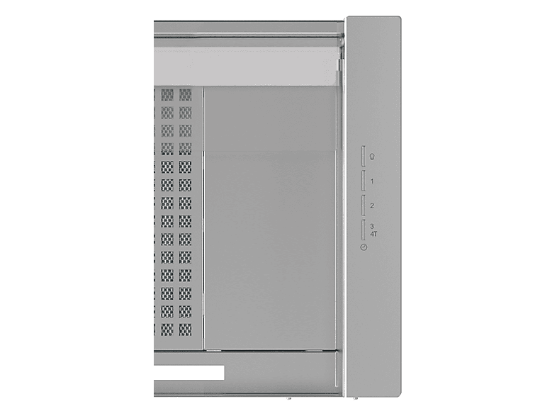 Campana de grupo filtrante - Cata 2187308 CORONA 70/B, 3 velocidades, 850 m³/h, 69 cm, Inox