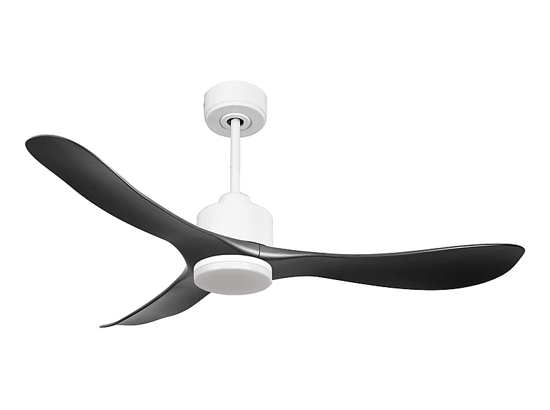 Ventilador de techo - Purline TiomanD132C03LED64937, 18 W, 6 velocidades, Blanco