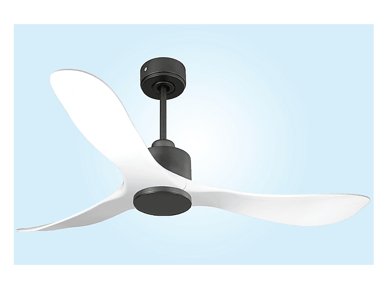Ventilador de techo - Purline TongaD132C0365188, 6 velocidades, Negro