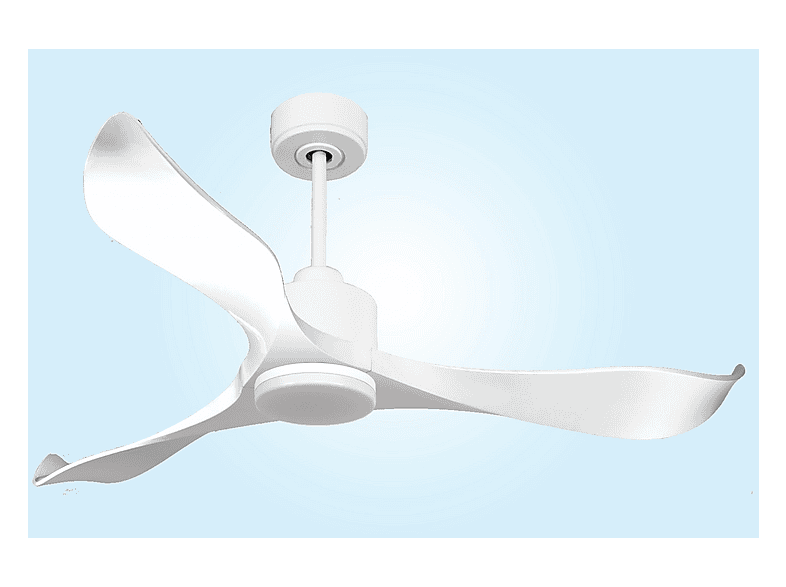Ventilador de techo - Purline VirginD132C03LED64932, 18 W, 6 velocidades, Blanco