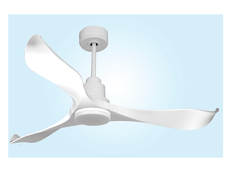 Ventilador de techo - Purline VirginD132C04LED66819, 18 W, 6 velocidades, Blanco