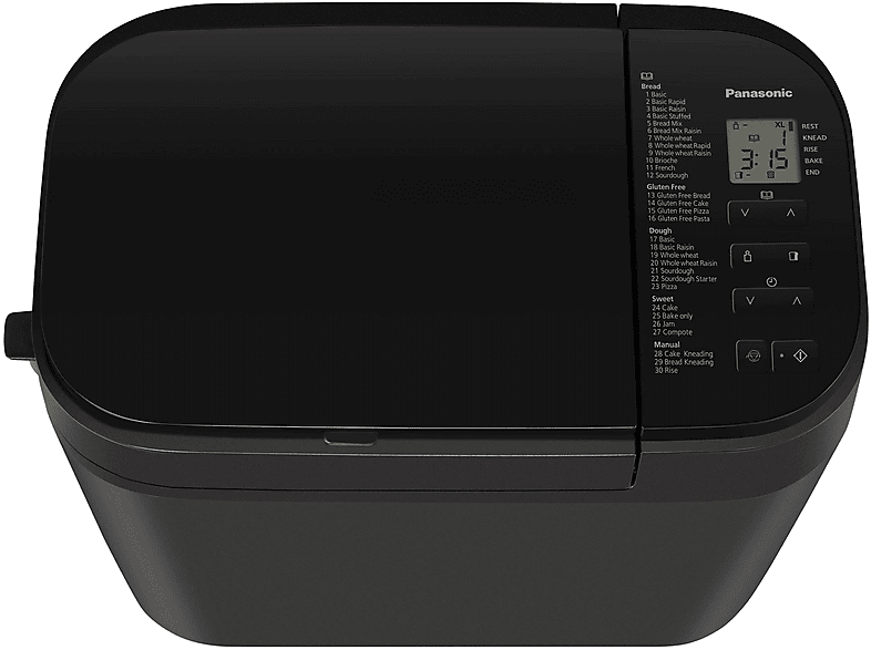 Panificadora - Panasonic SD-R2530KXE, Negro