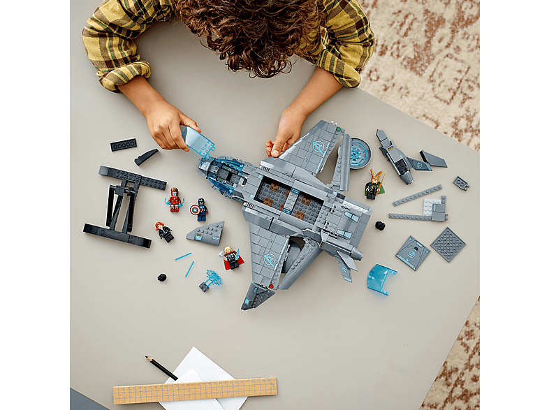 Juego de construcción - LEGO Set de juguetes de construcción LEGO® Marvel 76248 Quinjet de los Vengadores (795 piezas), edad recomendada: 9 año(s)