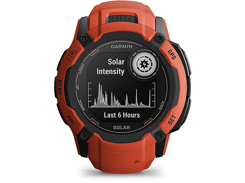 Smartwatch - Garmin 010-02805-01, Talla única, polímero, Rojo