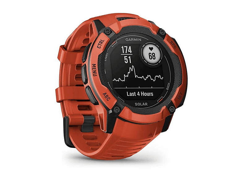 Smartwatch - Garmin 010-02805-01, Talla única, polímero, Rojo